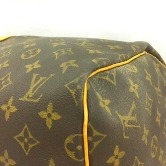 EXCELLENT!! Louis Vuitton Monogram Keepall Travel Bag + LV Luggage Tag + More - Picture 11 of 16